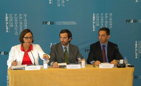 Mònica Margarit, Gonzalo Rodés y Francesc Faluja
