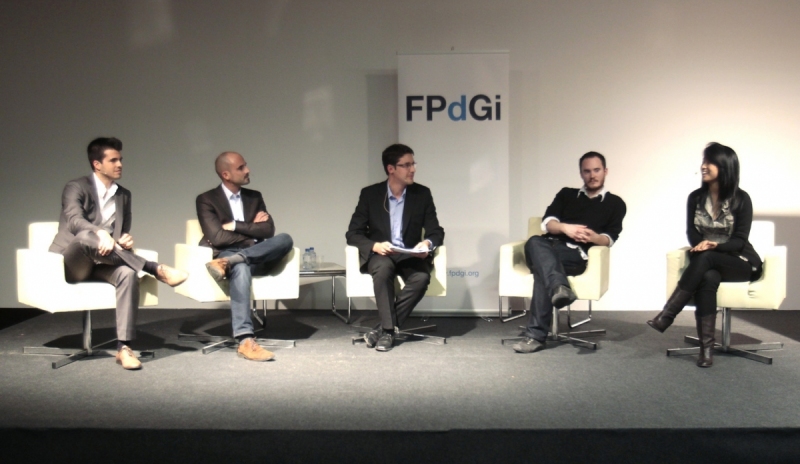 Debat a FiraFòrum (Romain Quidant, Borja Bagunyà, Jiajia Wang, Marc Capilla)
