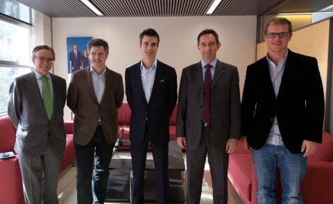 Jury of the FPdGi Business Award (D.del Alcázar, M.Bonavia, G.Antépara, F.Fajula, i Z.Dentzel)