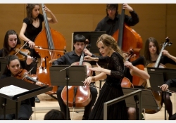 Inma Shara promotes the talent of young musicians in Girona in a pioneering concert 