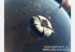 El nuevo prototipo de Inbloon al borde del espacio